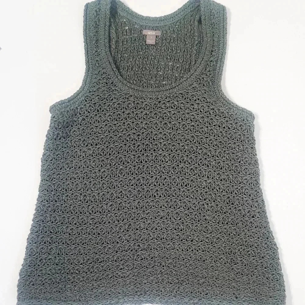 AERIE KNIT TANK TOP small OLIVE green